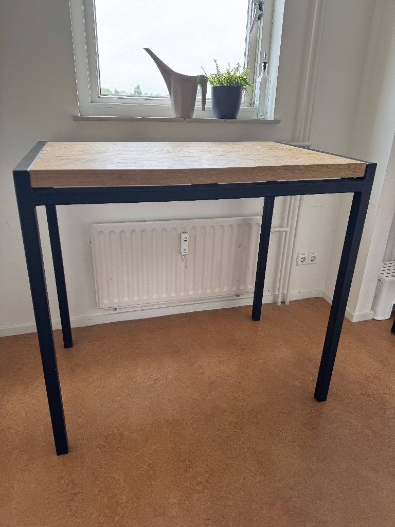 Bartafel, maatwerk, robuust industrieel ontwerp, Huis en Inrichting, Barren, Ophalen, Gebruikt, Inclusief barstoelen