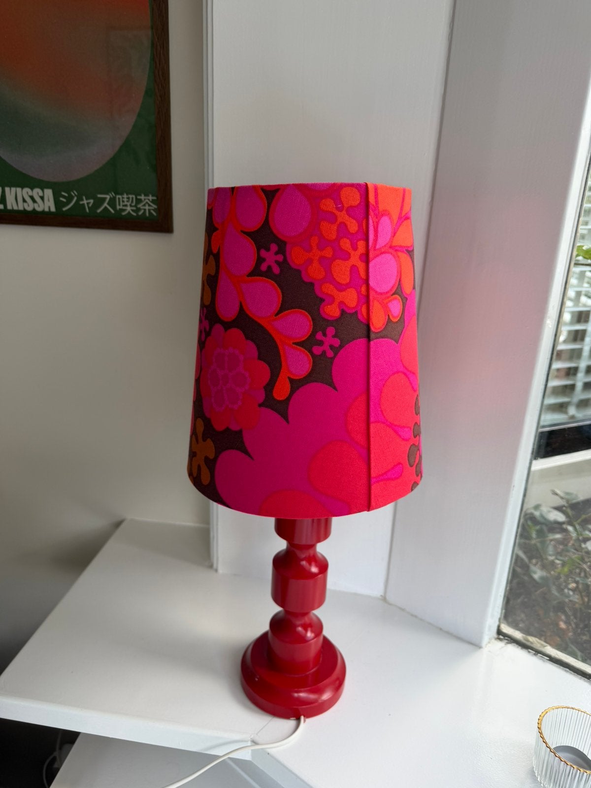 Vintage mid century lamp 60s uit Zweden, Ophalen of Verzenden, Zo goed als nieuw, Vintage