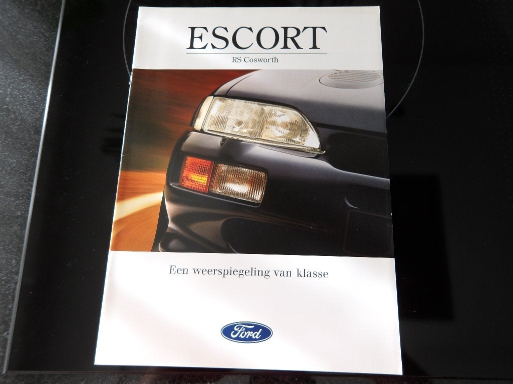 Ford Escort RS Cosworth Brochure - Zeldzaam, Ophalen of Verzenden, Zo goed als nieuw, Ford