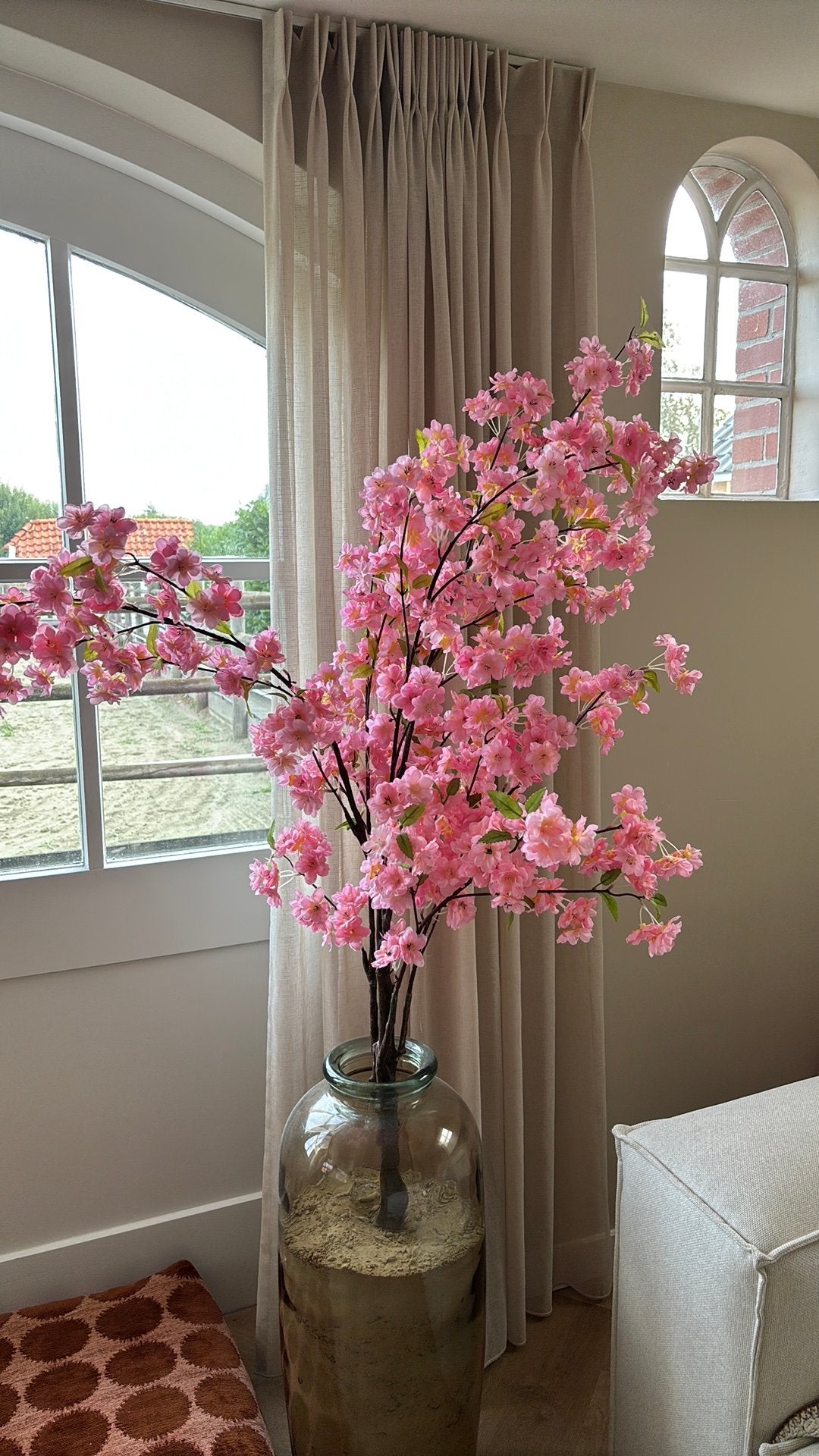 Kunst bloesem, Huis en Inrichting, Woonaccessoires | Kunstplanten en Kunstbloemen, Ophalen, Zo goed als nieuw