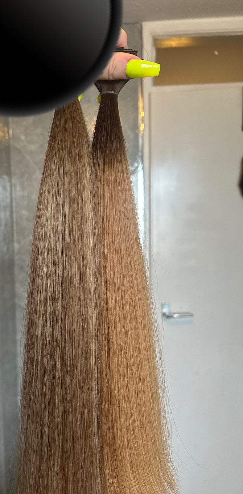 2 bundels genius hair weave extensions, Ophalen of Verzenden, Nieuw, Pruik of Haarverlenging