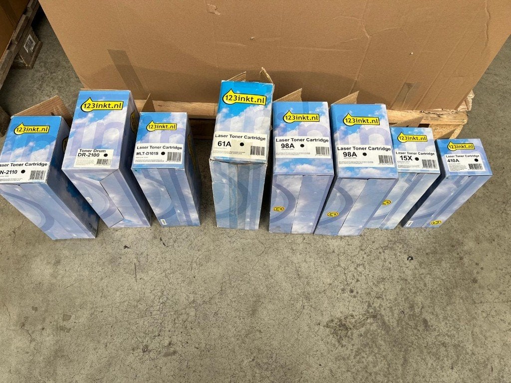 Partij 123inkt huismerk toners cartridges Nieuw HP Brother, Computers en Software, Printerbenodigdheden, Ophalen of Verzenden