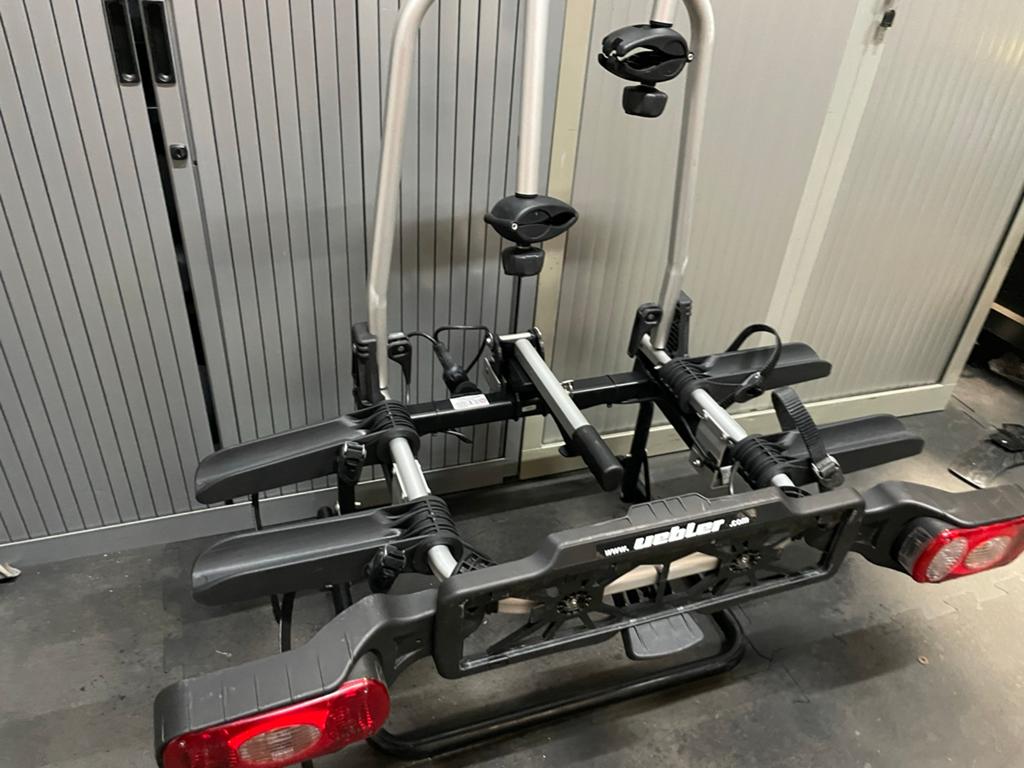 Uebler X21 Nano fietsendrager voor 2 e-bikes, kantelbaar, Ophalen, Gebruikt, Opvouwbaar, Overige typen