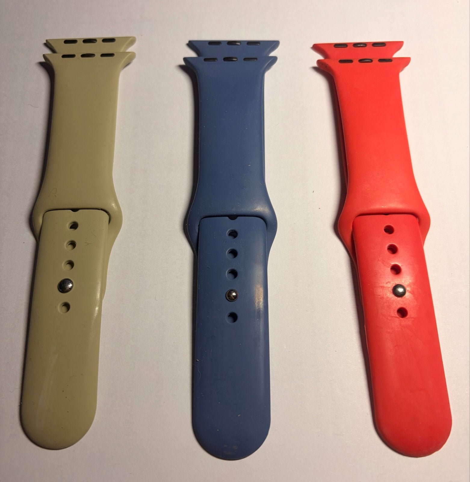 Diverse Apple Watch bandjes - Verschillende kleuren, Ophalen of Verzenden, Gebruikt, Grijs