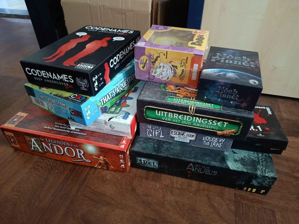 Bordspellen collectie, Ophalen, Zo goed als nieuw, Vijf spelers of meer, 999 Games