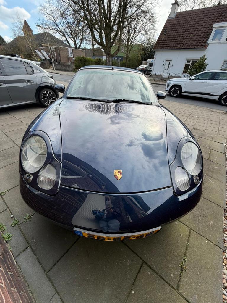 Porsche 911 3.4 Carrera Cabriolet AUT 1999 Blauw, Auto's, Porsche, Automaat, Achterwielaandrijving, Cabriolet, 1415 kg