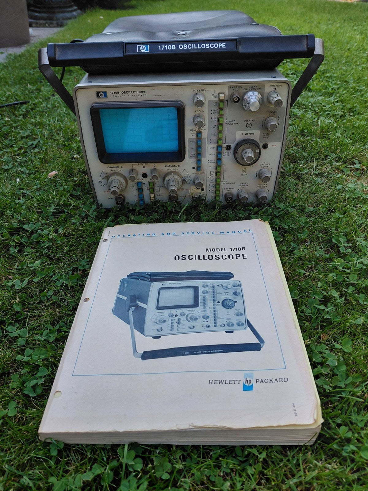 HP 1710B oscilloscoop, Doe-het-zelf en Verbouw, Meetapparatuur, Ophalen of Verzenden, Gebruikt