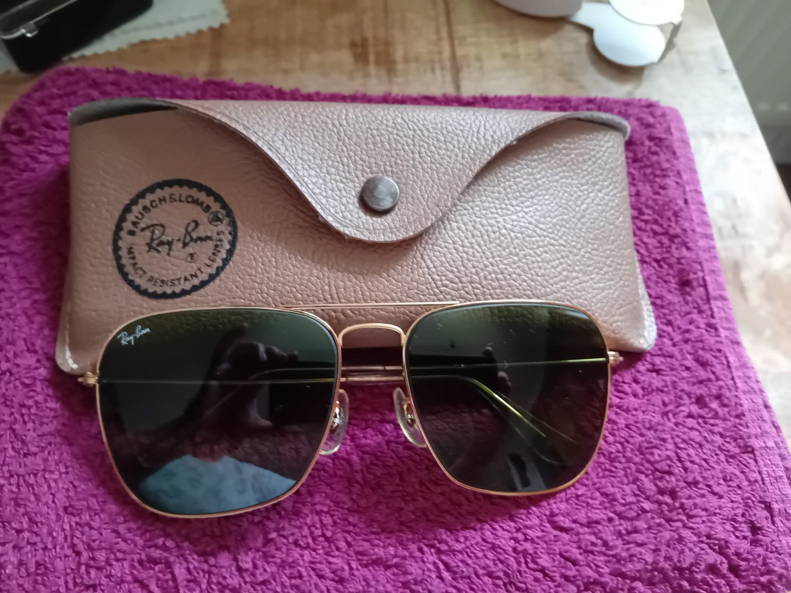 Vintage Ray-Ban B&L Zonnebril met originele etui, Sieraden, Tassen en Uiterlijk, Zonnebrillen en Brillen | Heren, Ophalen of Verzenden