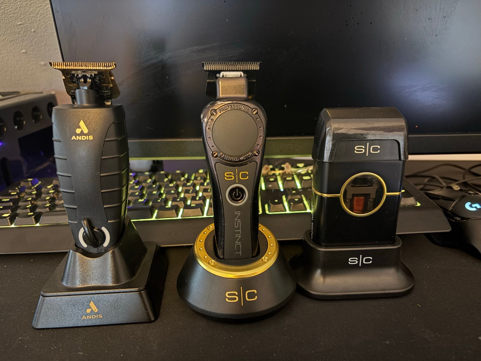 💈Professionele Barber Set | StyleCraft Instinct + Andis, Witgoed en Apparatuur, Ophalen of Verzenden, Zo goed als nieuw, Scheren en Epileren