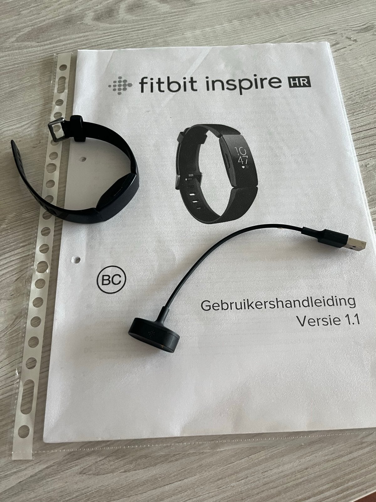 Fitbit Inspire HR Activity Tracker Zwart, Ophalen, Gebruikt, Zwart