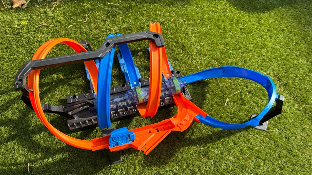 Hot Wheels Corkscrew Crash Racebaan, Ophalen of Verzenden, Hot Wheels, Met looping, Elektrisch