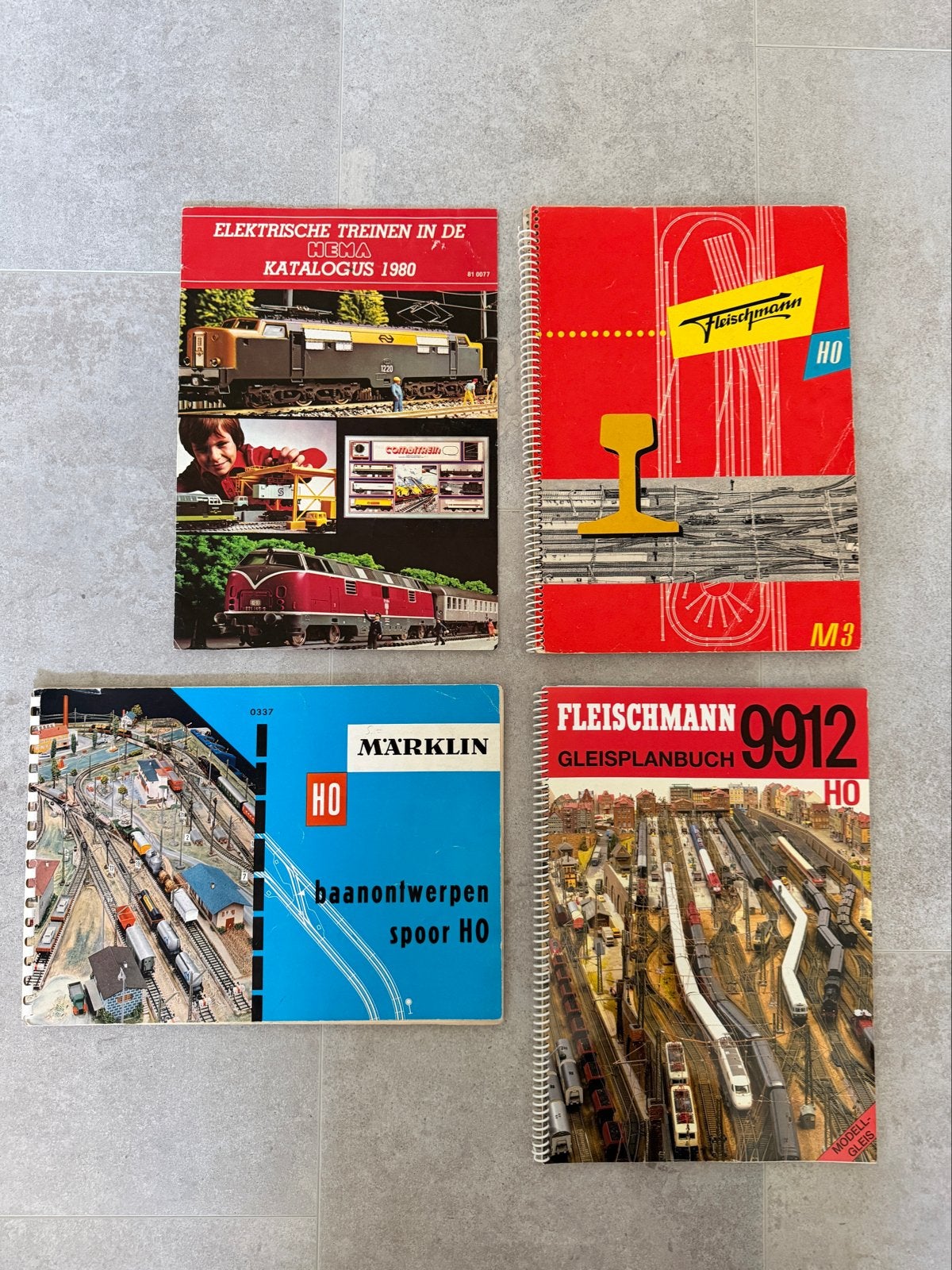 Vintage H0 Baanplanboeken & Catalogus: Märklin, Fleischmann,, Ophalen of Verzenden, Gebruikt, Boek, Tijdschrift of Catalogus, Märklin