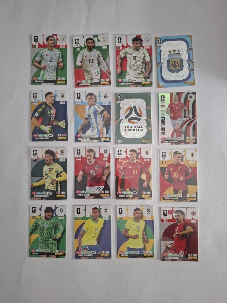 Panini WK 26 Adrelyn kaarten, Verzenden, Zo goed als nieuw, Buitenlandse clubs, Poster, Plaatje of Sticker