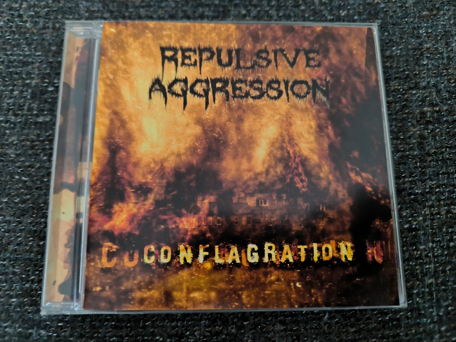 Repulsive Aggression - Conflagration (cd) Death Metal, Ophalen of Verzenden, Zo goed als nieuw, Death metal, Album