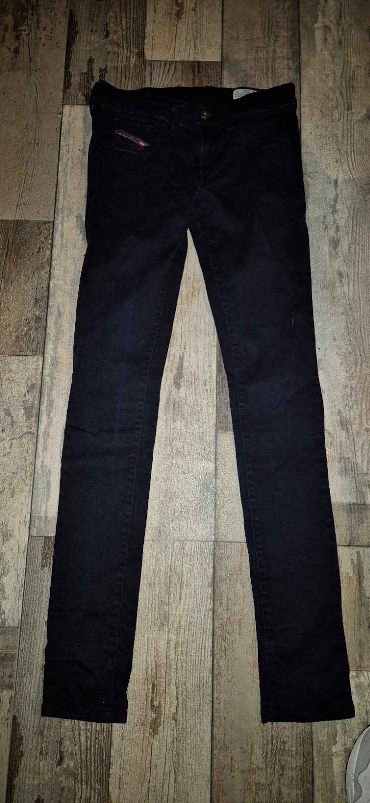 Diesel Livier Super Slim Jegging Jeans Zwart W29 L32, Zwart, Ophalen of Verzenden, Zo goed als nieuw, Diesel