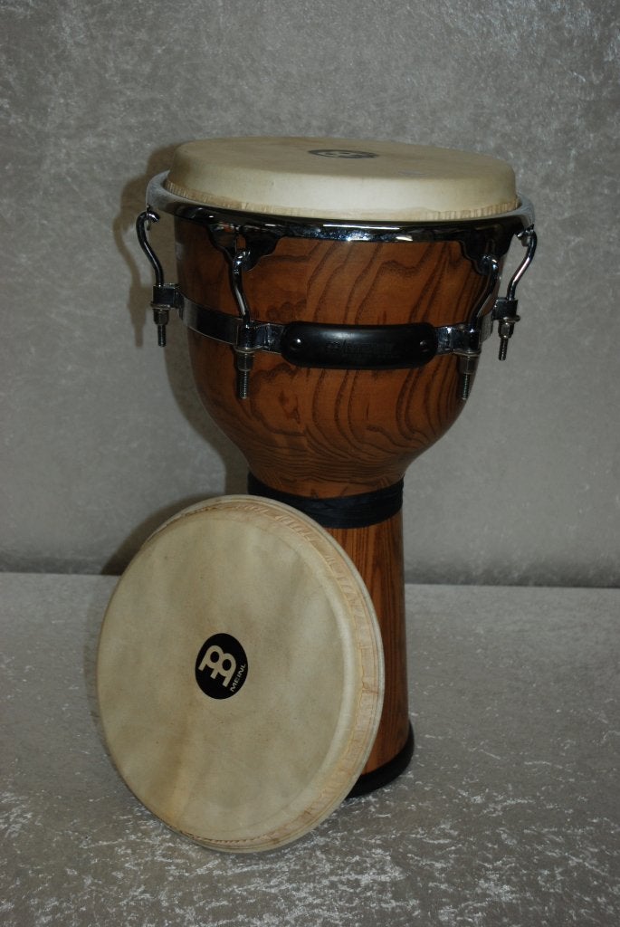 Meinl Djembe Floattune serie met reservevel 11 3/4 inch, Ophalen, Gebruikt, ., Drums of Percussie