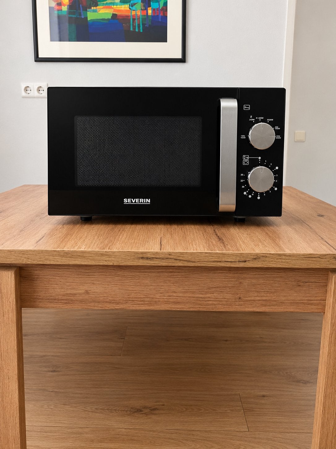 Severin Magnetron 800 Watt, Witgoed en Apparatuur, Ophalen, Zo goed als nieuw, Vrijstaand, 45 tot 60 cm