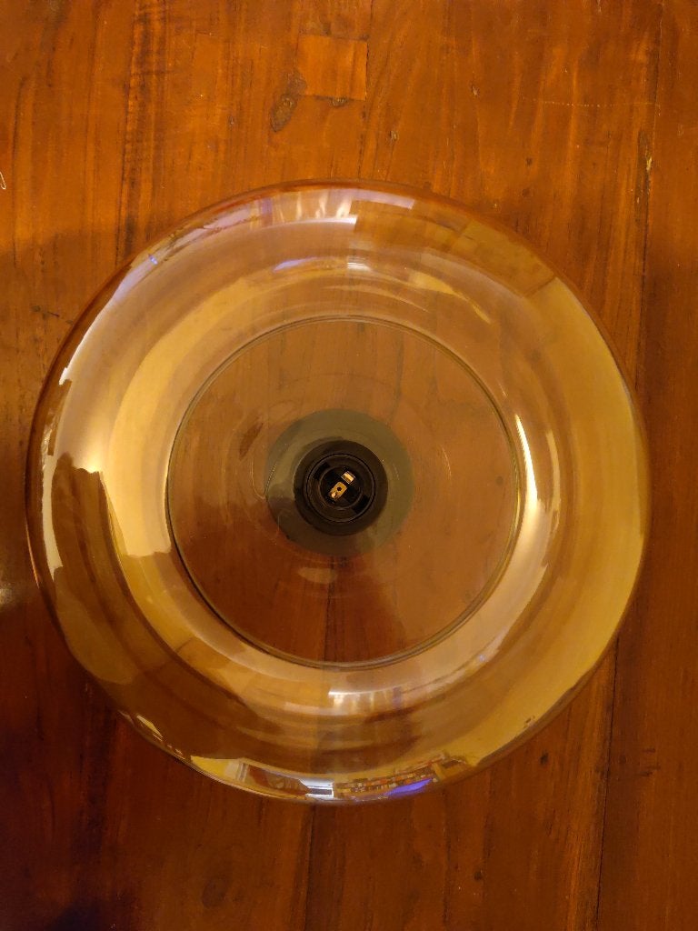 QAZQA plafondlamp art deco, Huis en Inrichting, Lampen | Plafondlampen, Ophalen, Nieuw, Glas, Art deco