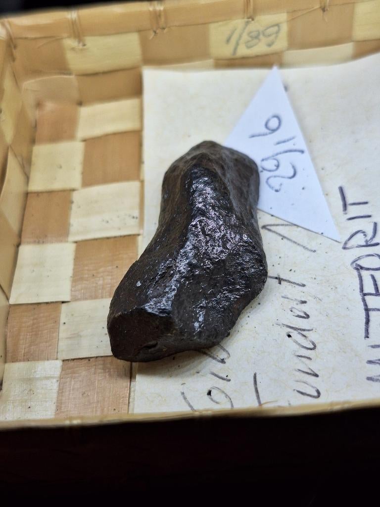 GIBEON IJZER METEORIET, NAMIBIË (29,6 g), Ophalen of Verzenden, Mineraal