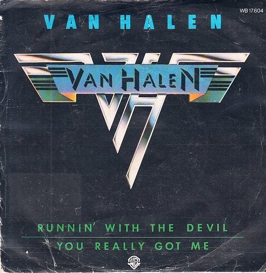 van halen - runnin with the devil  ( rock / 1978), Cd's en Dvd's, Gebruikt, 7 inch, Ophalen of Verzenden, Beschermende buitenhoes