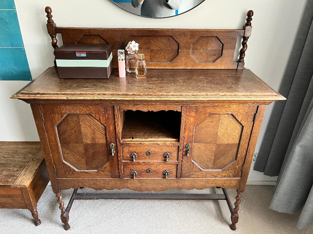 Vintage dressoir, Huis en Inrichting, Kasten | Dressoirs, Ophalen, Gebruikt, Vintage, 25 tot 50 cm