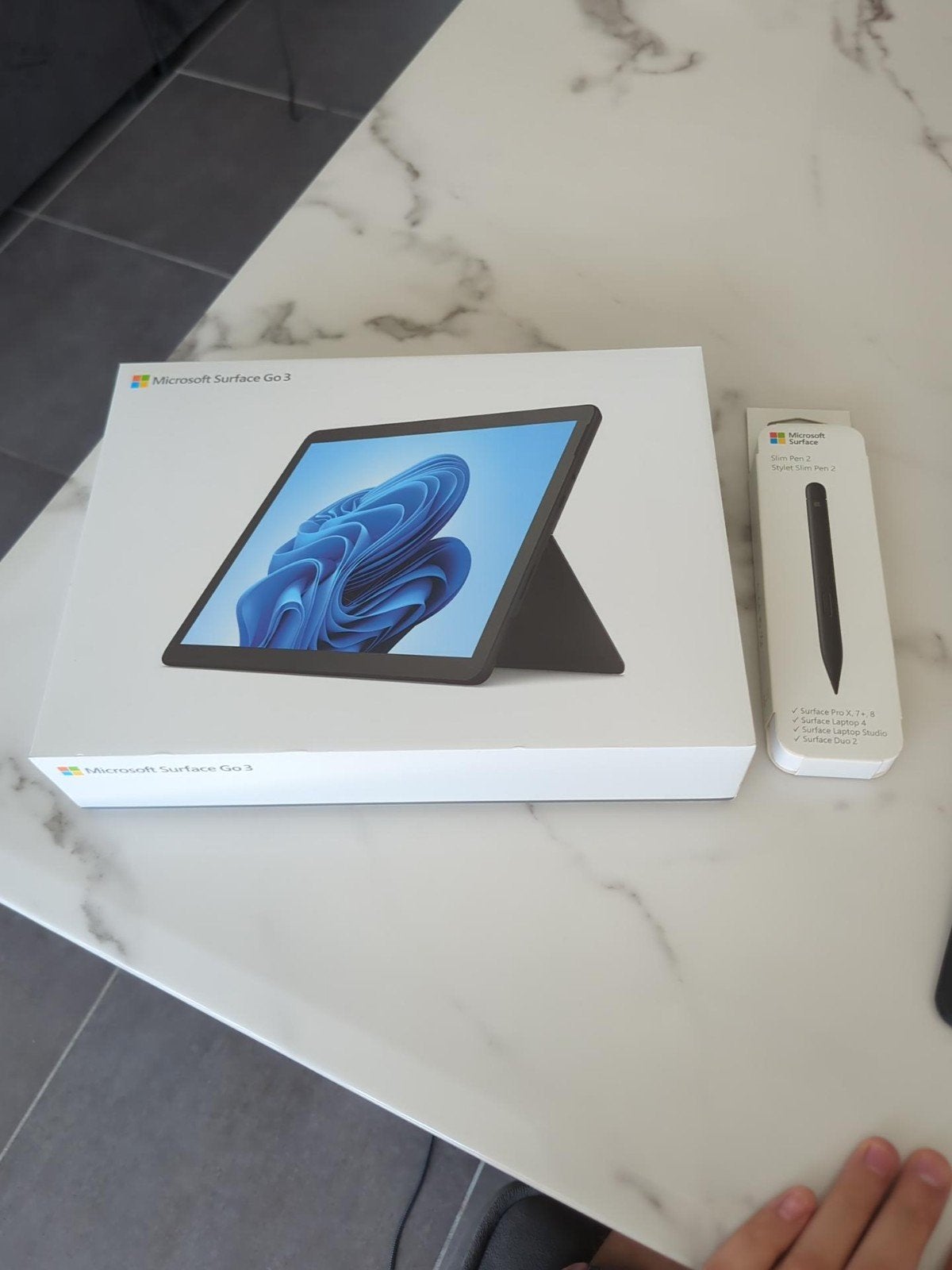 Microsoft Surface Go 3 i3 8GB/128GB SSD + accessoires, Ophalen, Qwerty, 8 GB, Minder dan 2 Ghz
