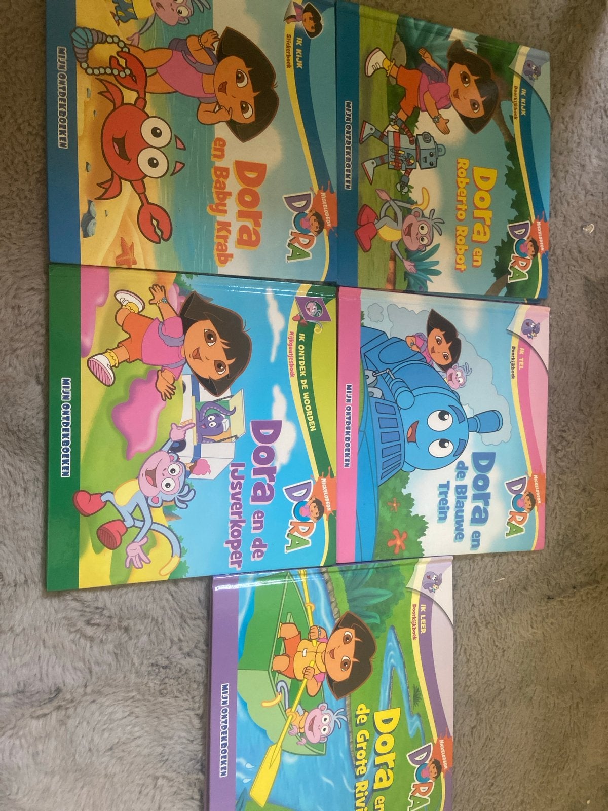 Dora de Explorer Boeken Collectie (5 stuks), Boeken, Ophalen, Fictie algemeen, Jongen of Meisje, Zo goed als nieuw