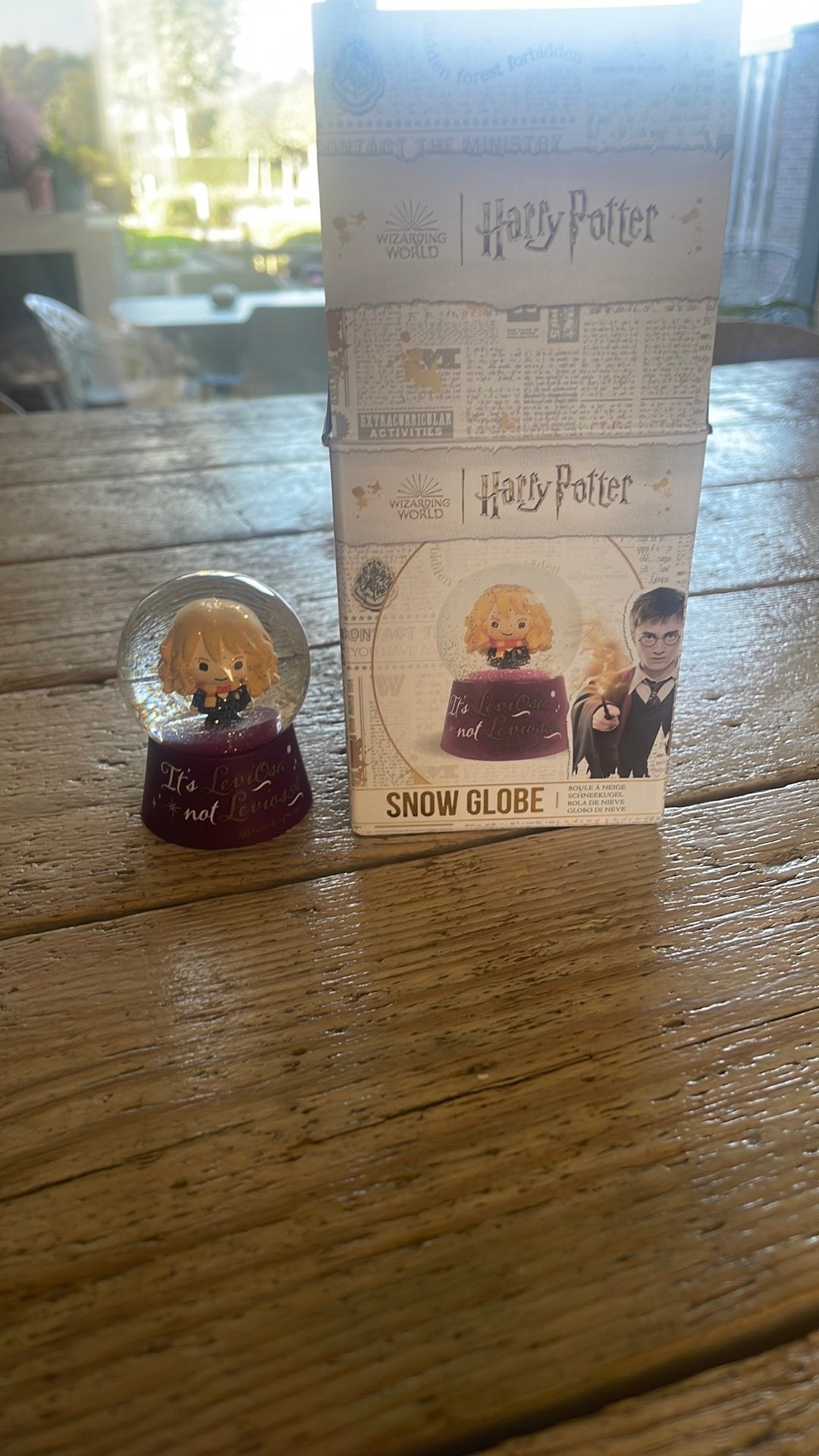 Snow globe, Ophalen, Zo goed als nieuw, Actiefiguurtje