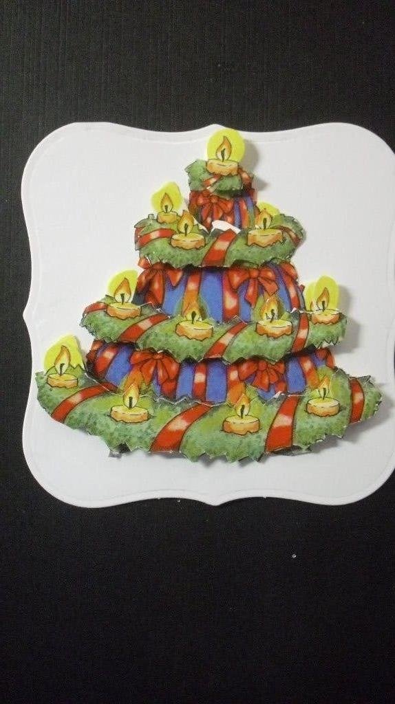 3D uitgeknipte plaatjes met opleg nr:4, Hobby en Vrije tijd, Kaarten | Zelf maken, Ophalen of Verzenden, Nieuw, Kerst, Overige typen