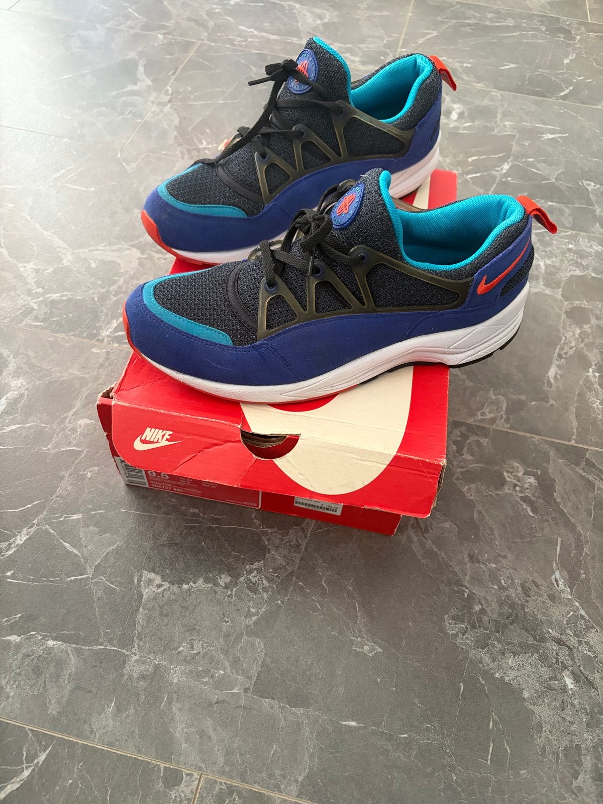 Nike Air Huarache Light - Maat 43 - Zo goed als nieuw, Ophalen of Verzenden, Zo goed als nieuw, Blauw, Sneakers of Gympen