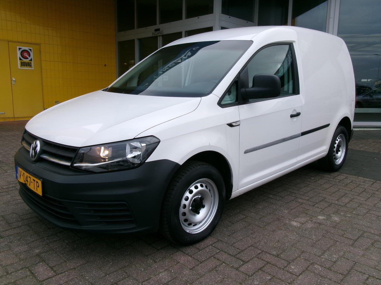 Volkswagen Caddy 2.0 TDI AIRCO, CRUISE-CONTROLE, TREKHAAK, Auto's, Gebruikt, 4 cilinders, Volkswagen, Wit