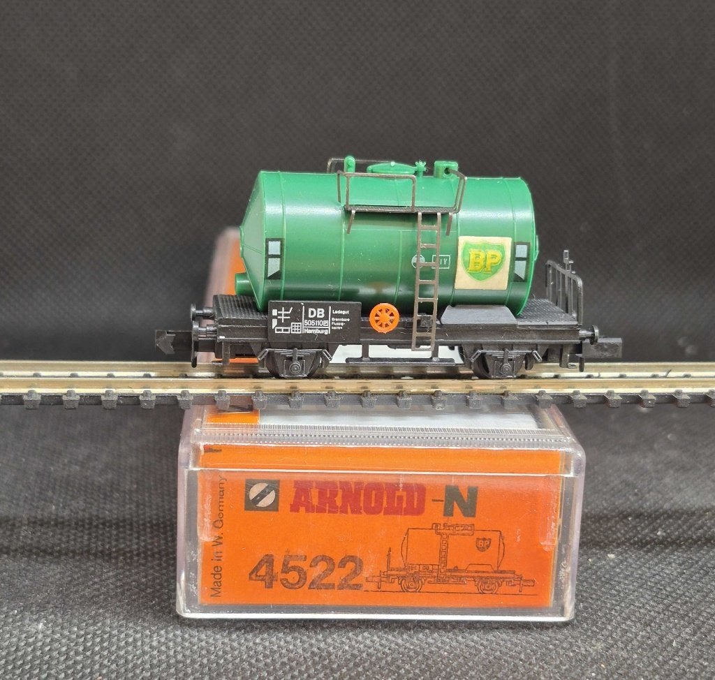 Arnold 4522 - ketelwagen "BP" (15591), Hobby en Vrije tijd, Modeltreinen | N-Spoor, Gebruikt, Wagon, Gelijkstroom, Arnold, Ophalen of Verzenden