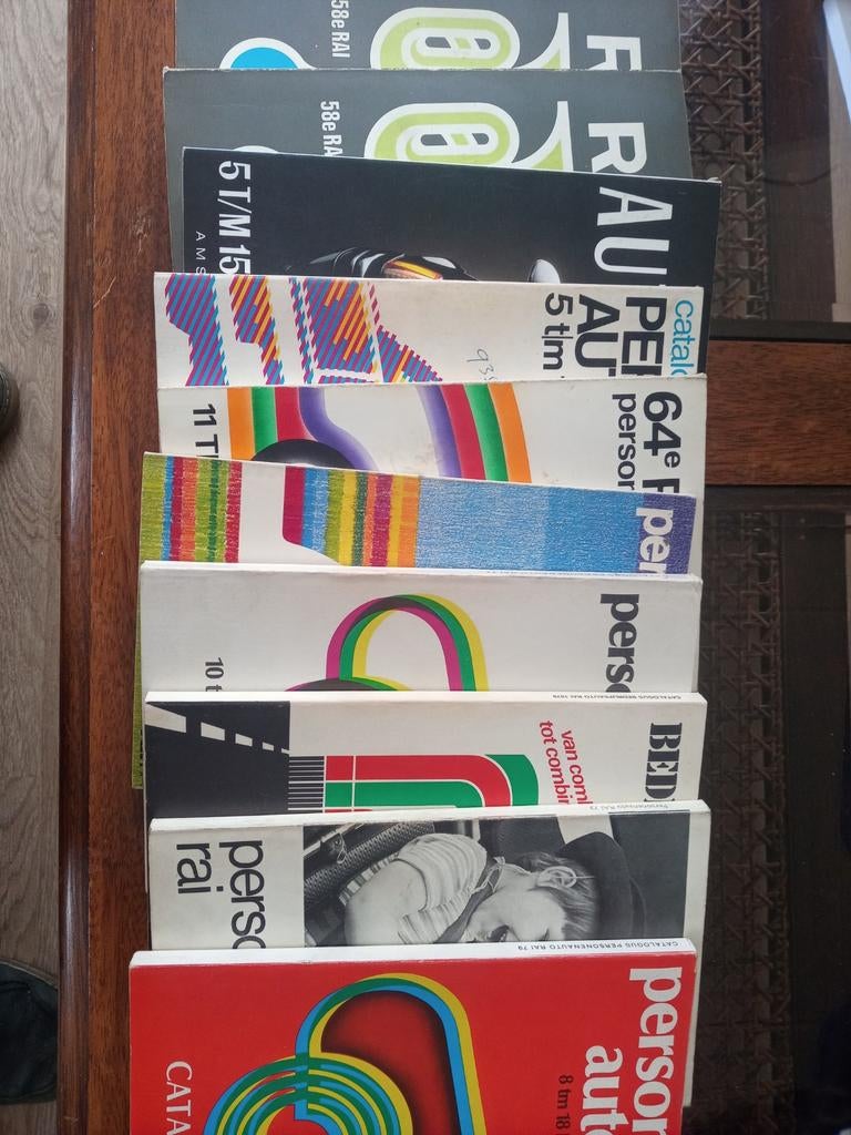 Collectie Auto Rai catalogussen vanaf jaren 50, Ophalen of Verzenden
