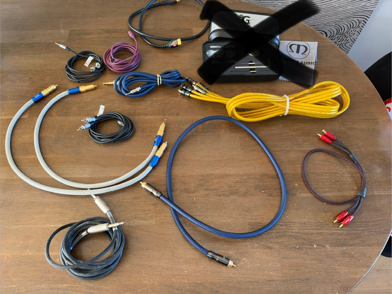 High-End HiFi kabelpakket – Tara Labs, AudioQuest, Monster &, Audio, Tv en Foto, Ophalen, Gebruikt, Minder dan 2 meter, Interlink-kabel