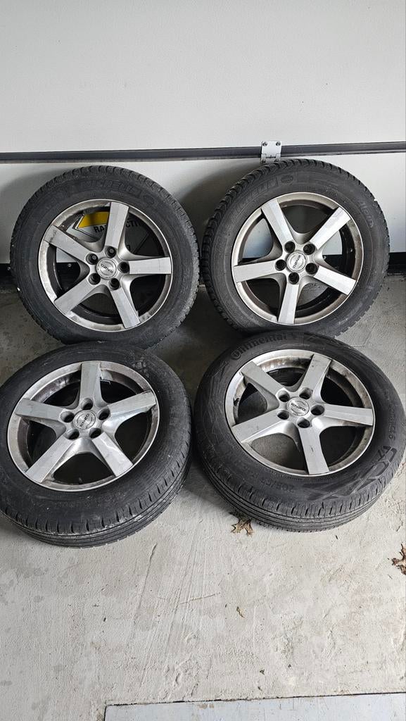 16 inch enzo velgen 5x108, Auto-onderdelen, Banden en Velgen, Ophalen, Gebruikt, 16 inch, 205 mm