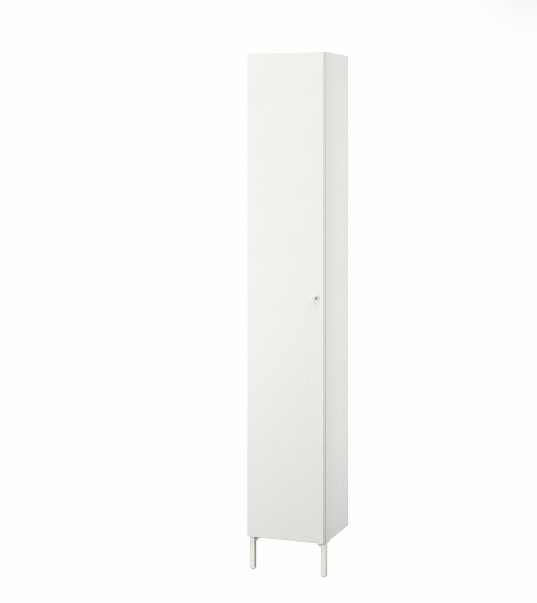 Ikea NYSJÖN Hoge badkamerkast wit 30x190 cm, Ophalen, (Half)hoge kast, Minder dan 50 cm, Zo goed als nieuw