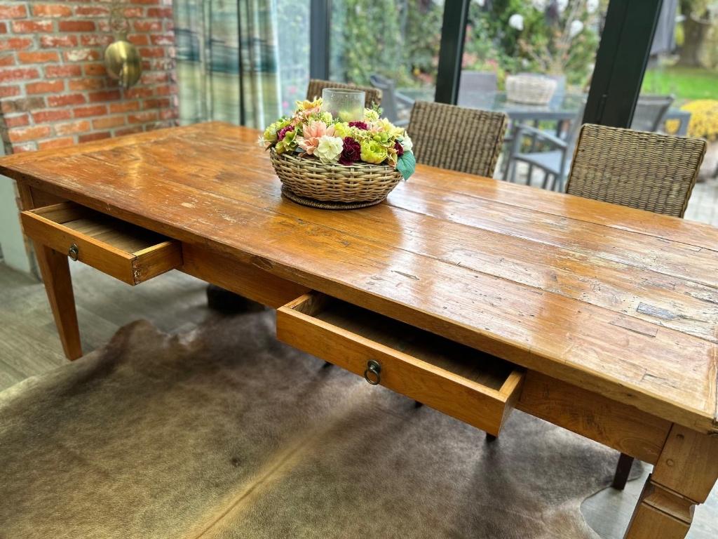 Franse boerentafel, Ophalen, Gebruikt, 200 cm of meer, 50 tot 100 cm