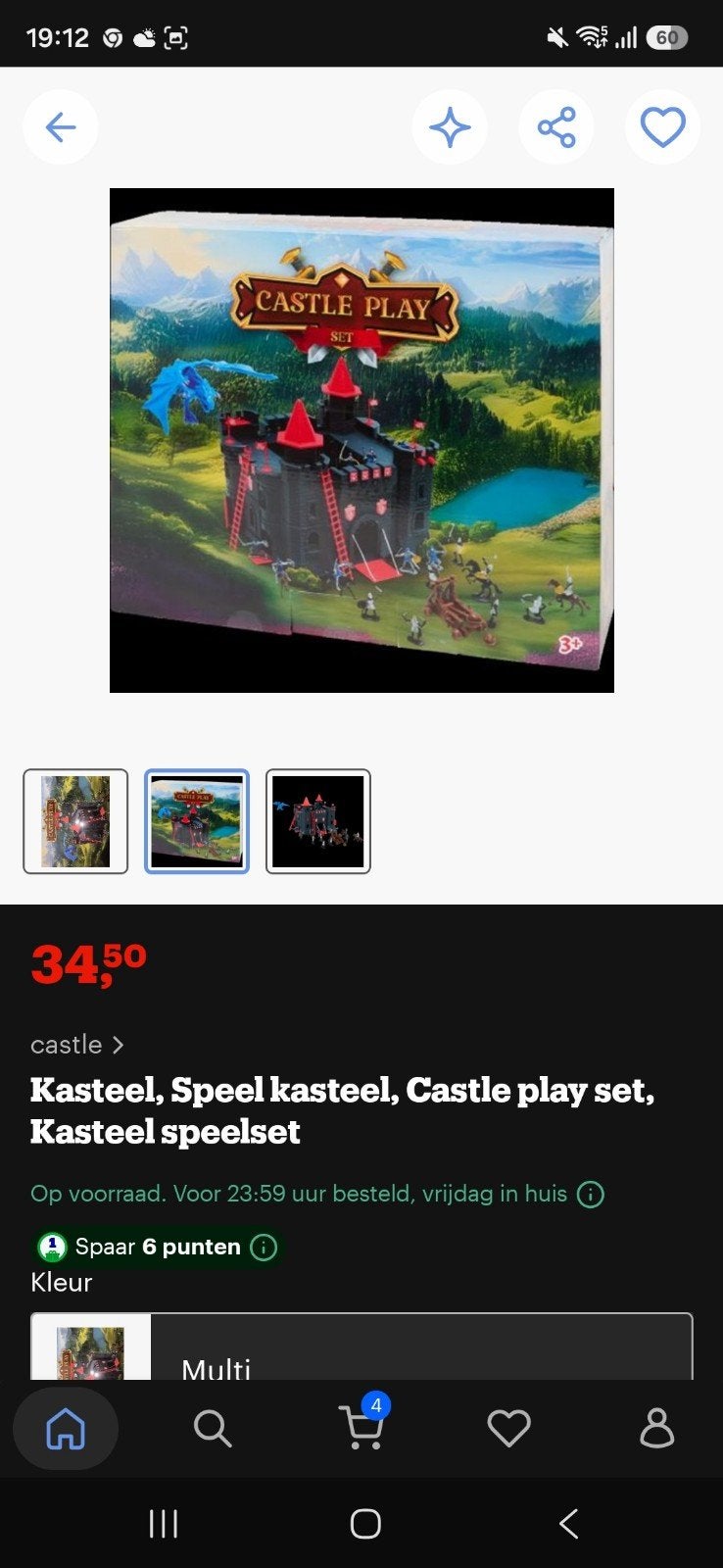 Castle Play Set, Ophalen of Verzenden, Zo goed als nieuw