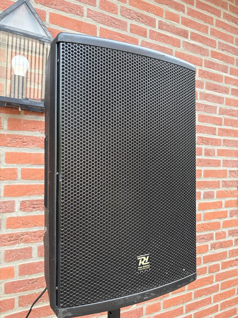 2 x Power Dynamics PD415A Actieve PA Speaker 15 inch, Overige merken, Gebruikt, Overige typen, Ophalen of Verzenden