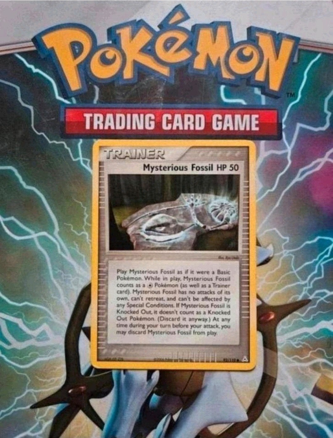 Mysterious Fossil HP 50 92/110 Ex Holon Phantoms pokemon, Ophalen of Verzenden, Gebruikt, Losse kaart
