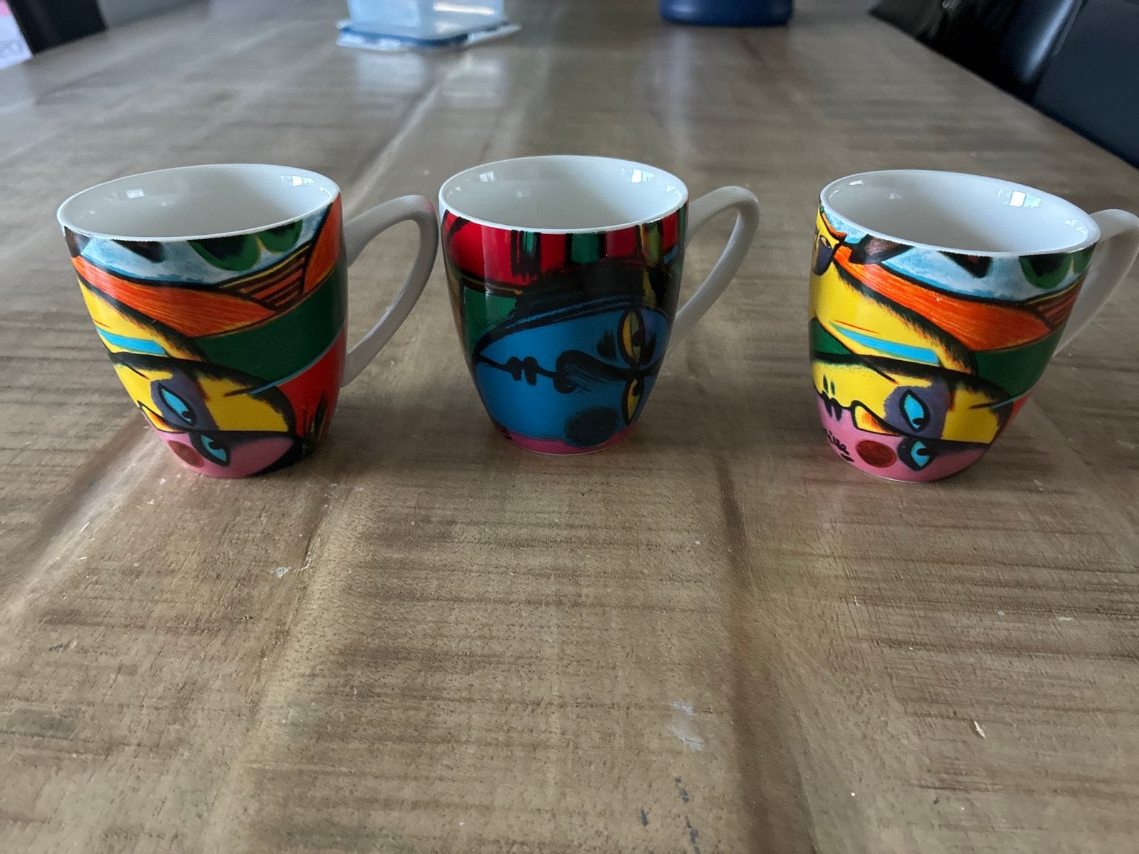 Set van 3 Corneille expressie kopjes, Verzenden, Keramiek, Nieuw, Overige stijlen