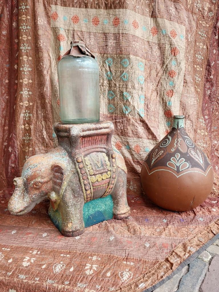 Prachtige terracotta olifant / allegonda, Ophalen