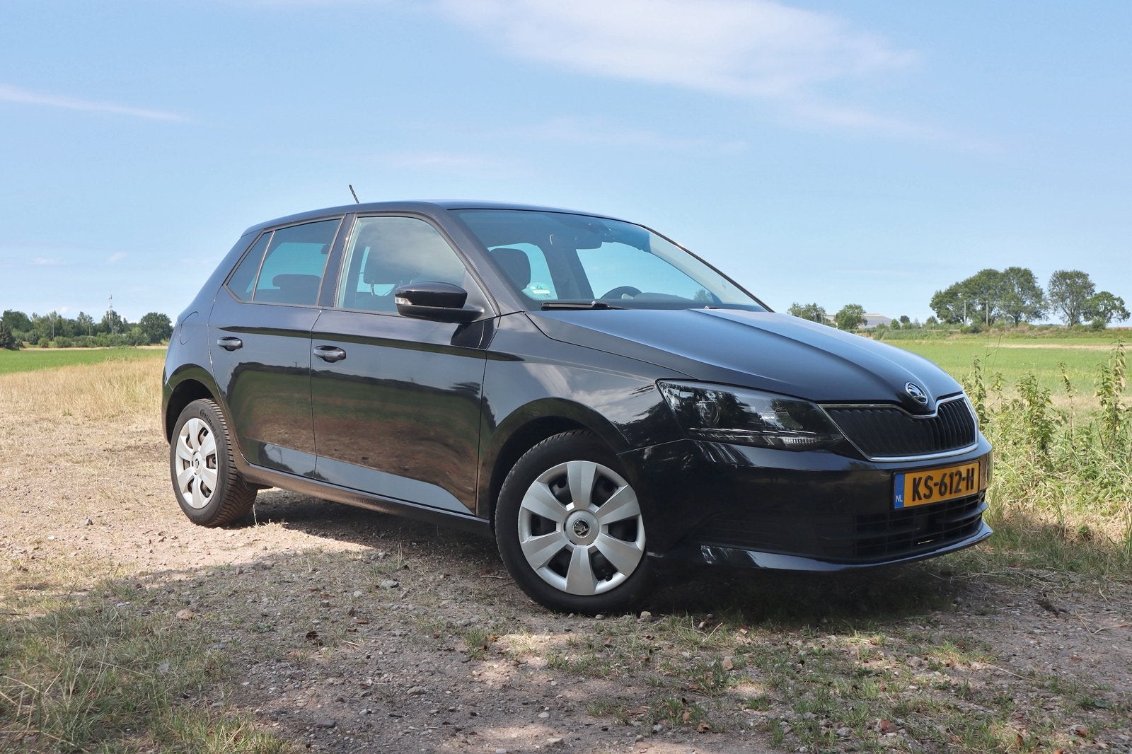 Skoda Fabia 1.0 Ambition 2016 Dealer onderhouden, Stof, 540 kg, Zwart, Handgeschakeld