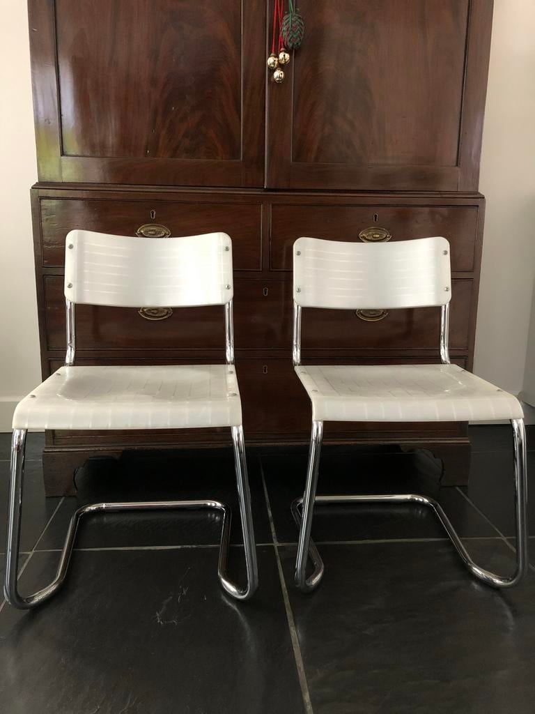 Vintage Spilimbergo stoelen - Set van 2, Ophalen, Kunststof, Gebruikt, Twee