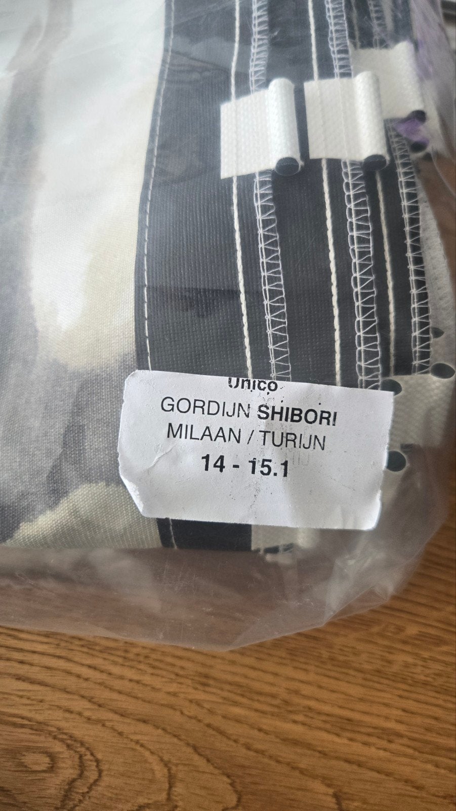 Unico Shibori Gordijnen Milaan/Turijn incl. roedes (14-15.1), Ophalen of Verzenden