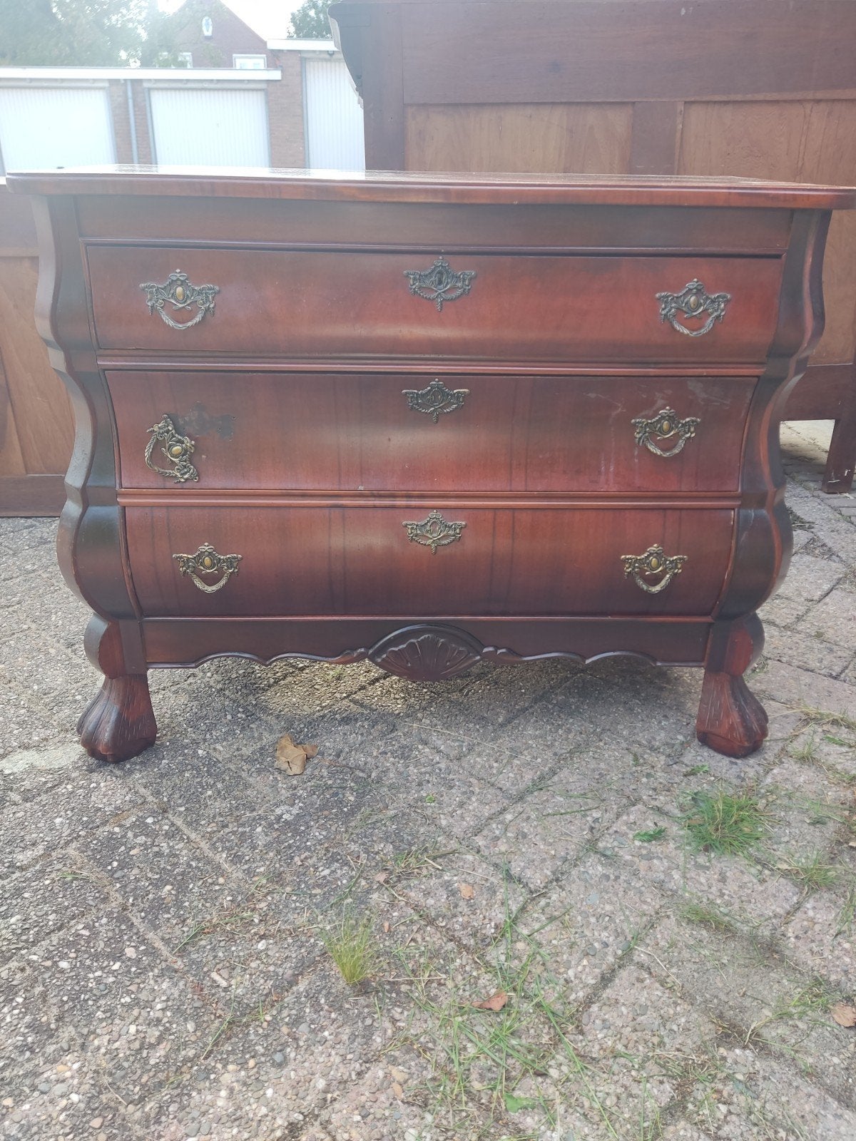 Antieke commode met 3 laden, Ophalen
