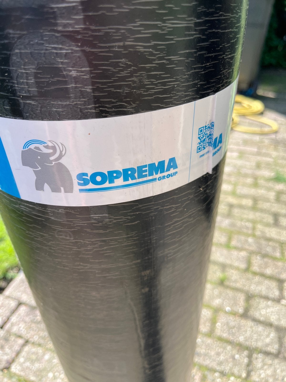 Soprema Dakleer 6.0m x 1.0m x 3.8mm, Doe-het-zelf en Verbouw, Ophalen, Overige materialen, Zwart, Nieuw