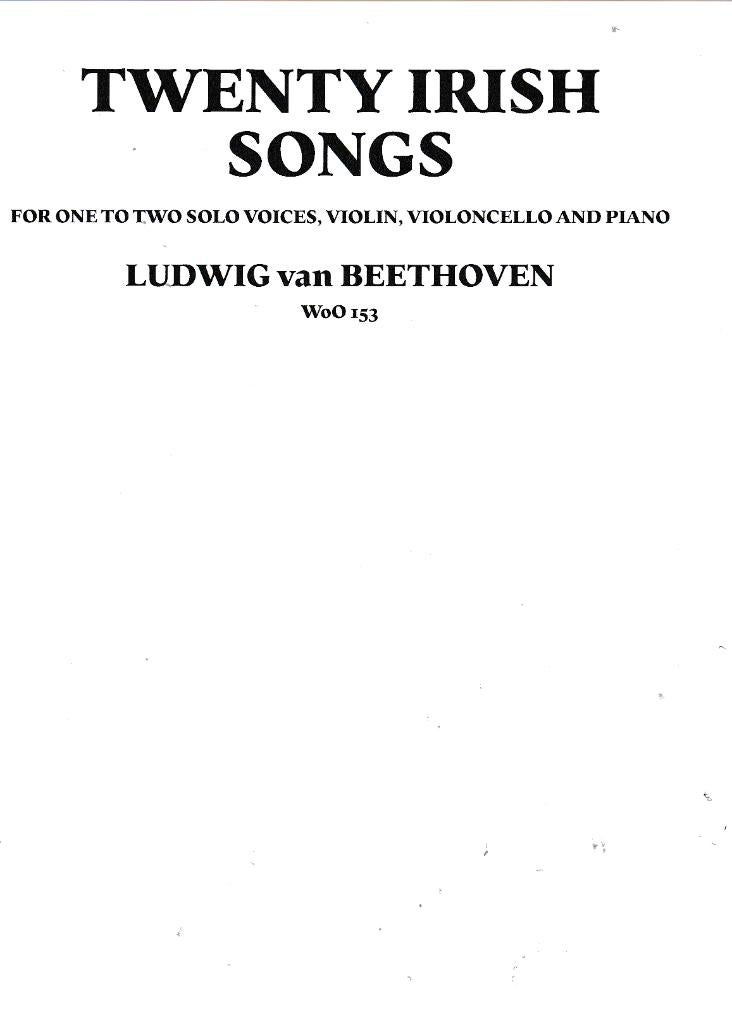 Twenty Irish Songs one to two solo voices ( 255 ), Muziek en Instrumenten, Cello, Gebruikt, Verzenden, Klassiek