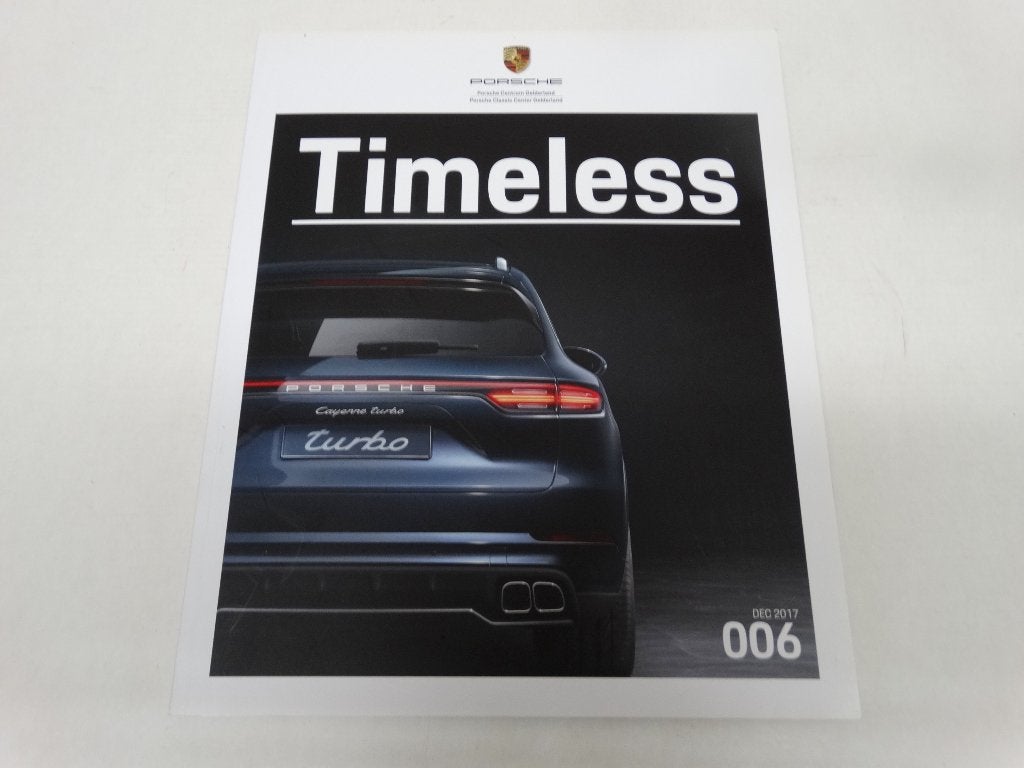 Porsche Timeless boek  Dec 2017  006 nog nieuw, Ophalen of Verzenden, Nieuw, Porsche