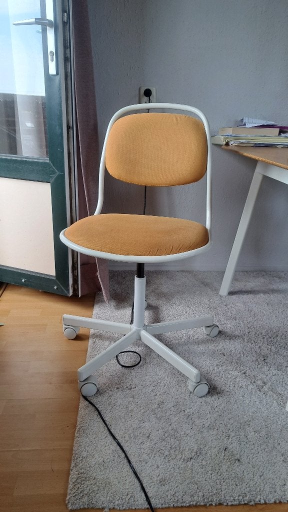 Bureaustoel geel ikea, Ophalen, Gebruikt, Zwart, Bureaustoel